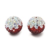 Gradient Color Design Polymer Clay Rhinestone Beads LS-CLAY-NH0001-03E-1