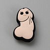 Little Doll Food Grade Eco-Friendly Silicone Focal Beads SIL-WH0017-005A-1