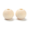 Natural Unfinished Wood Beads WOOD-XCP0001-19E-2