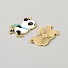 Panda Alloy Enamel Pendants FIND-CJC0437-053G-2