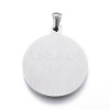 Non-Tarnish 304 Stainless Steel Pendants LS-STAS-G124-08P-2