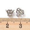Non-Tarnish 316 Surgical Stainless Steel Bead Caps X-STAS-Q310-09B-P-3