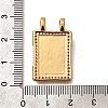 Brass Micro Pave Cubic Zirconia Pendants KK-U055-06B-02-3