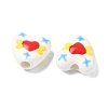 Handmade Porcelain Enamel Beads PORC-K011-02D-2