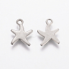 Non-Tarnish 201 Stainless Steel Charms X-STAS-F039-47-P-2