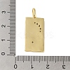 Rack Plating Brass & Cubic Zirconia Pendants KK-L216-008G-03-3