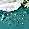 80Pcs 304 Stainless Steel Screw Eye Pin Peg Bails STAS-UN0060-41-4