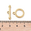 Ion Plating(IP) 304 Stainless Steel Ring Toggle Clasps STAS-A092-09E-G-3