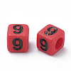 Opaque Acrylic Beads MACR-S273-04-2