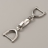 Zinc Alloy Fold Over Clasps FIND-WH0032-09P-1