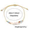 Pastel Gemstone & Imitation Pearl Beaded Bracelet AH6262-4