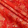 Chinese-style Flower Pattern Polyester Fabric for Clothing & Home Decor DIY-WH0622-735A-1