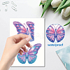 16 Sheets 8 Styles Waterproof PVC Wall Stickers DIY-WH0345-016-3