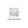 10Pcs Alloy Rhinestone Pendant Stitch Markers HJEW-NB00049-7