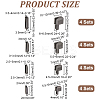   16 Sets 4 Styles Clothing Accessories FIND-PH0020-13B-2