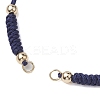 5 Colors Braided Nylon Cord Sets for DIY Bracelet Making AJEW-JB01239-3