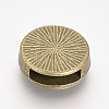 Tibetan Style Alloy Slide Charms Cabochon Settings PALLOY-Q341-04AB-FF-3