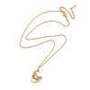PVD Vacuum Plating 201 Stainless Steel Necklaces NJEW-R267-01S-G-2