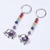 NaturalAmethyst Chakra Keychain KEYC-P040-E10-1