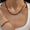 Alloy Leopard Print Snake Chain Necklaces & Bracelets Sets FS-WG421C3-01-2