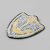 Polyester Embroider Thread Iron on/Sew On Patches PATC-WH20017-29-2