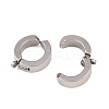 304 Stainless Steel Hoop Earrings Findings STAS-B121-03P-2
