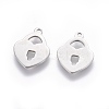 Tarnish Resistant 201 Stainless Steel Pendants STAS-L232-023P-2