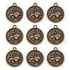 Tibetan Style Pendants X-PALLOY-E196-AB-NF-3