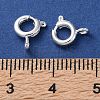 Rack Plating Brass Spring Ring Clasps KK-F090-22S-3