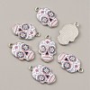 Alloy Enamel Pendants FIND-CJC0015-09G-1