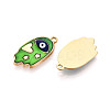 304 Stainless Steel Enamel Pendants STAS-T068-06-2