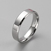 Stainless Steel Simple Plain Band Ring for Men Women RJEW-WH0015-04H-1