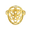 201 Stainless Steel Adjustable Rings for Women LS-RJEW-M008-01G-2