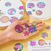 48Pcs 12 Style 201 Stainless Steel Filigree Pendants STAS-BY0001-21-7