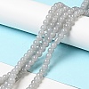 Imitation Jade Glass Beads Strands DGLA-S076-6mm-30-4