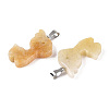 Natural Topaz Jade Pendants G-T144-11C-2