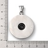 Ion Plating(IP) 304 Stainless Steel Pendants STAS-D014-04AG-3