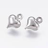 Tarnish Resistant 304 Stainless Steel Charms STAS-P167-G01-1