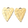 PVD Vacuum Plating 304 Stainless Steel Pendants STAS-R130-12G-1
