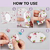 200Pcs 2 Styles Hexagon Paper Quilting Templates DIY-GF0008-76-6