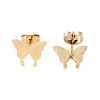 PVD Vacuum Plating 304 Stainless Steel Stud Earrings for Women EJEW-A048-48D-G-2