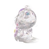Transparent Resin Little Bear Ornament RESI-S015-01C-2