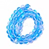 Synthetic Moonstone Beads Strands G-E573-01B-19-3