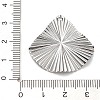 Non-Tarnish 304 Stainless Steel Pendants STAS-M323-39P-3