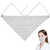 Triangle Alloy Headwear Masquerade Masks AJEW-WH20067-054S-7