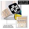 12Pcs 12 Style Flower & Wave & Rectangle Crystal Rhinestone Watch Band Charms Set with Imitation Pearl FIND-PH0007-68-4