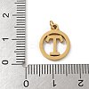 304 Stainless Steel Charms
with Jump Ring STAS-R001-02G-T-3