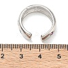Brass Micro Pave Colorful Cubic Zirconia Cuff Open Rings RJEW-Z145-05P-5