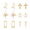 Cheriswelry 12Pcs 6 Style Alloy Pendants FIND-CW0001-15-26