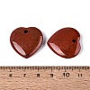 Natural Red Jasper Pendants G-Q601-29C-3